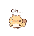 ぽっちゃリスの英語（個別スタンプ：24）