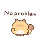 ぽっちゃリスの英語（個別スタンプ：35）