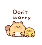 ぽっちゃリスの英語（個別スタンプ：36）