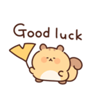 ぽっちゃリスの英語（個別スタンプ：38）