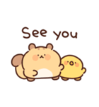 ぽっちゃリスの英語（個別スタンプ：40）