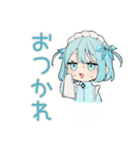 ちび天使界隈ちゃんの運動日和♡（個別スタンプ：9）