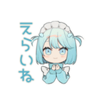 ちび天使界隈ちゃんの運動日和♡（個別スタンプ：12）