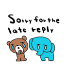 (nenerin日常会話スタンプ521英語気遣い)（個別スタンプ：15）