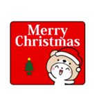 冬を感じる♡くま被り物ゆるねこ（個別スタンプ：30）