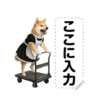 メイドになった柴犬メッセージスタンプ（個別スタンプ：13）