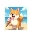 柴犬の新日常8（個別スタンプ：1）