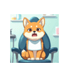 柴犬の新日常8（個別スタンプ：4）