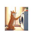 柴犬の新日常8（個別スタンプ：6）