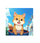 柴犬の新日常8（個別スタンプ：7）