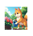 柴犬の新日常8（個別スタンプ：9）