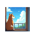 柴犬の新日常8（個別スタンプ：13）