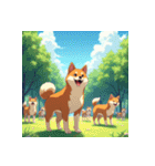 柴犬の新日常8（個別スタンプ：16）