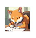 柴犬の新日常8（個別スタンプ：24）