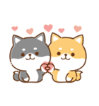 文字無し♪毎日使える★かまってチビ柴34（個別スタンプ：3）