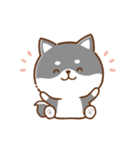文字無し♪毎日使える★かまってチビ柴34（個別スタンプ：5）