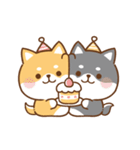 文字無し♪毎日使える★かまってチビ柴34（個別スタンプ：23）