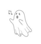 透明な幽霊のスタンプ（個別スタンプ：1）