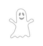 透明な幽霊のスタンプ（個別スタンプ：4）