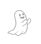 透明な幽霊のスタンプ（個別スタンプ：7）