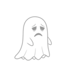 透明な幽霊のスタンプ（個別スタンプ：9）
