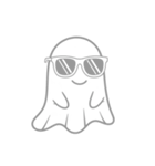 透明な幽霊のスタンプ（個別スタンプ：17）