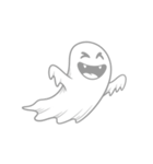 透明な幽霊のスタンプ（個別スタンプ：19）