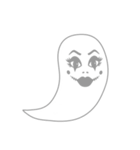 透明な幽霊のスタンプ（個別スタンプ：20）