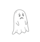 透明な幽霊のスタンプ（個別スタンプ：21）