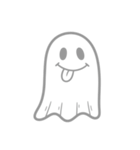 透明な幽霊のスタンプ（個別スタンプ：22）