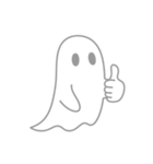 透明な幽霊のスタンプ（個別スタンプ：23）