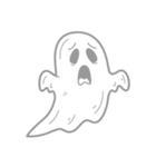 透明な幽霊のスタンプ（個別スタンプ：26）
