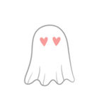 透明な幽霊のスタンプ（個別スタンプ：28）