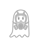 透明な幽霊のスタンプ（個別スタンプ：30）