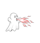 透明な幽霊のスタンプ（個別スタンプ：32）