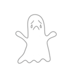 透明な幽霊のスタンプ（個別スタンプ：35）
