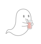 透明な幽霊のスタンプ（個別スタンプ：36）