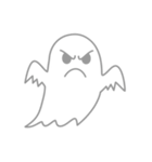 透明な幽霊のスタンプ（個別スタンプ：40）