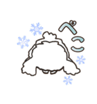 冬のワンコ❄️ご挨拶・毎日【愛犬マルチ】（個別スタンプ：16）