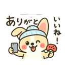 タン付きもこワワ【甘えん坊スタンプ】（個別スタンプ：34）