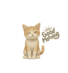 ハチワレと茶トラの日常（個別スタンプ：1）