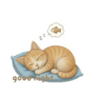 ハチワレと茶トラの日常（個別スタンプ：6）