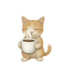 ハチワレと茶トラの日常（個別スタンプ：22）