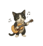 ハチワレと茶トラの日常（個別スタンプ：23）