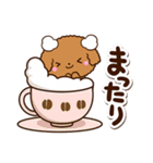 トイプードル【レッド】カフェ（個別スタンプ：23）