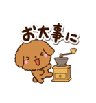 トイプードル【レッド】カフェ（個別スタンプ：28）