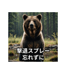 熊出没注意スタンプ（個別スタンプ：20）