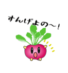 nobobi 赤いカブラの庄内弁（個別スタンプ：15）