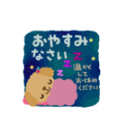 絵本みたいな＊動く＊冬のやさしいトイプー（個別スタンプ：24）