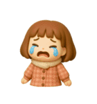 かわいい女の子❤️冬のスタンプ（個別スタンプ：18）